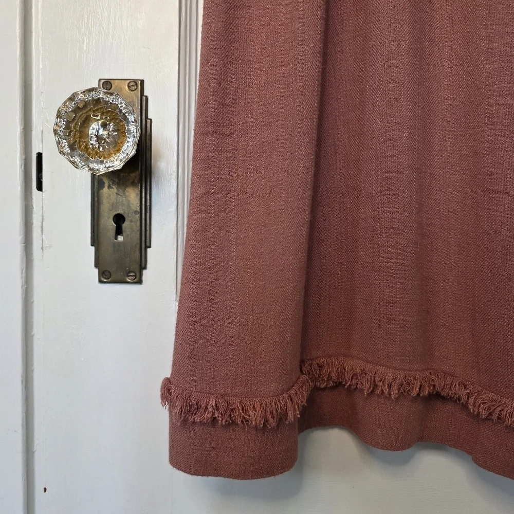 Umgee USA Linen Blend A-Line Dress – Size 2XL – Rose Clay - Picture 4 of 7